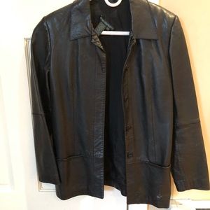 BCBG leather jacket